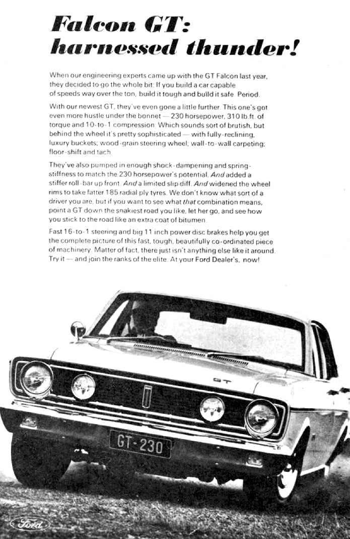 1968 Australian Automotive Advertising